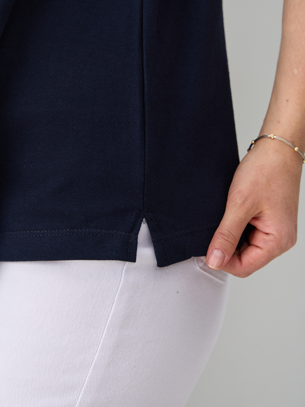 Блузка БЛк-143/пике-тсиний