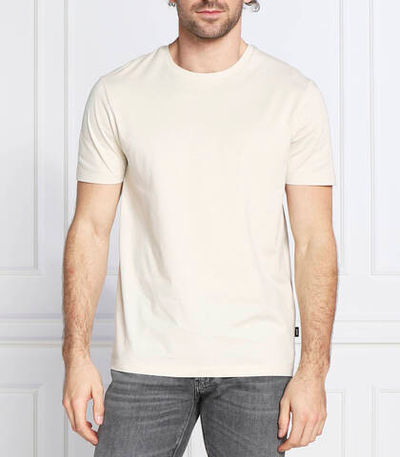 футболка tessler BOSS BLACK - бежевый(50468395)