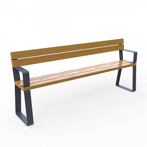 Скамейка Кампус с подлокотниками