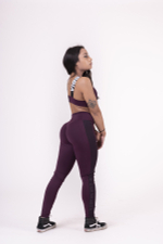 ЛОСИНЫ NEBBIA FLASH-MESH LEGGINGS 663 BURGUNDY