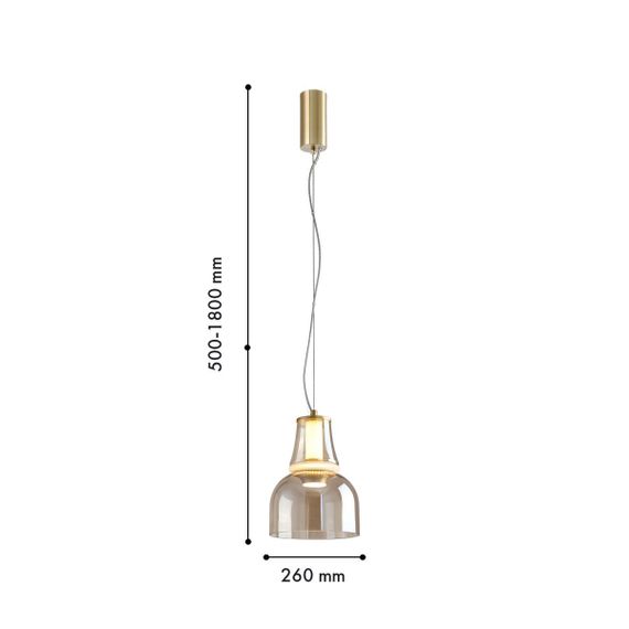 Подвесной светодиодный светильник Favourite Gaudi 4242-1P