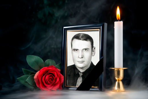 Портрет траурный со сложной ретушью