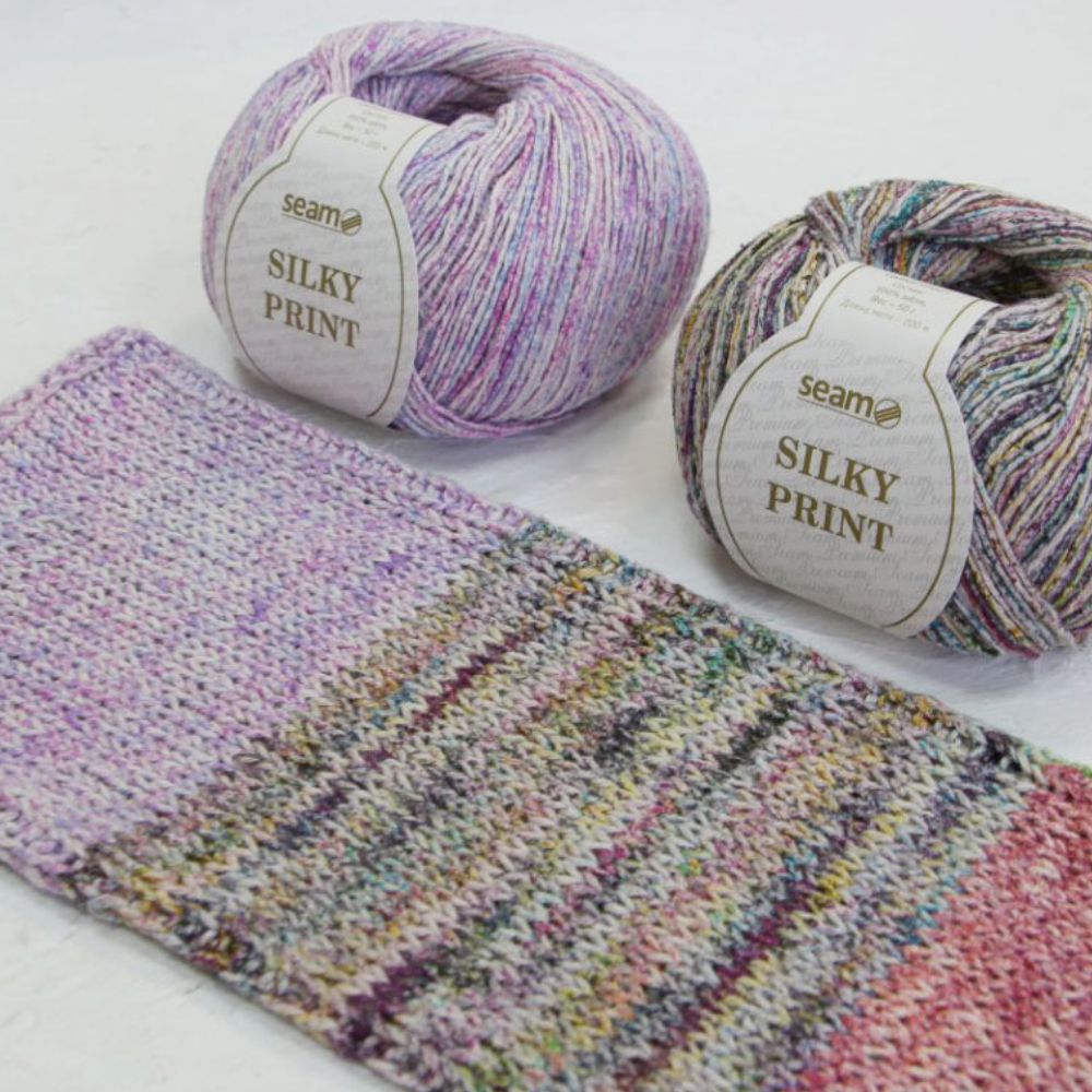 Пряжа Seam Silky Print (968)