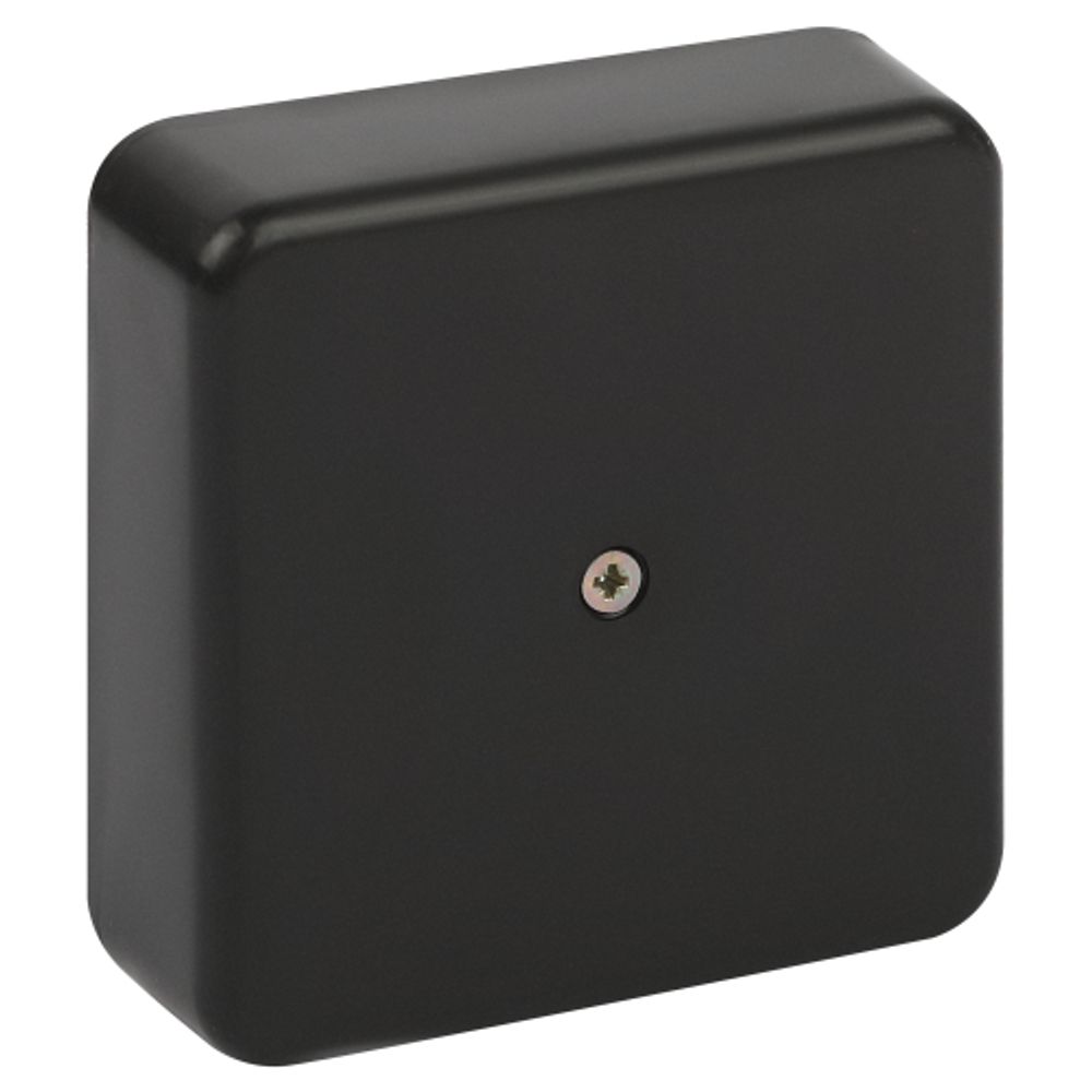 Распаячная коробка ЭРА BS-B-75-75-20 для кабель-канала черная 75х75х20мм IP40