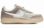 Кроссовки Nike Air Force 1 Low Fur-Lined Shadow (Женская размерная сетка)