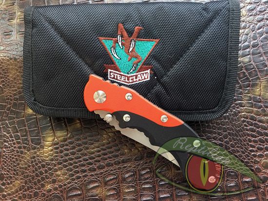 Складной нож Steelclaw Инь-янь c клинком из стали CPM-S35VN, рукоять G10 / Титановый сплав Titanium TC4 Aloy