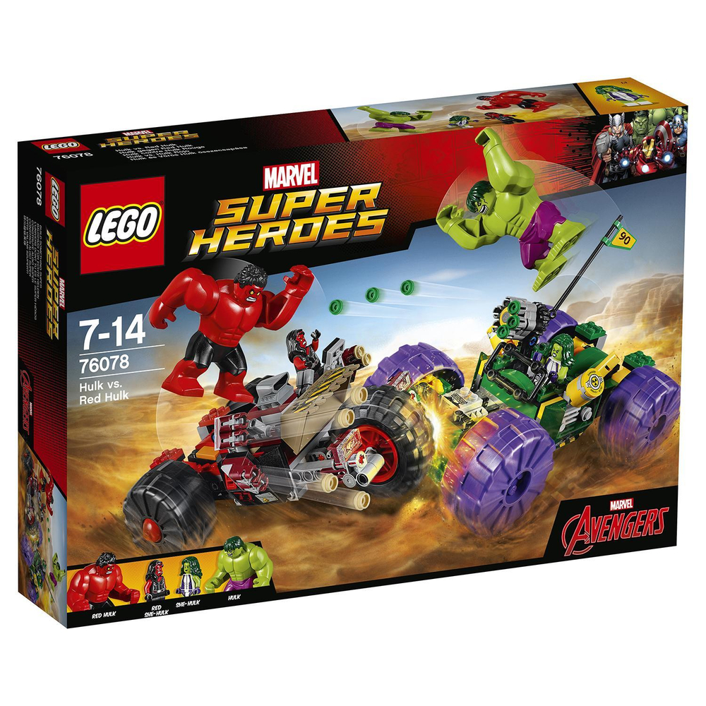 LEGO Super Heroes: Халк против Красного Халка 76078 — Hulk vs. Red Hulk — Лего Супергерои Марвел