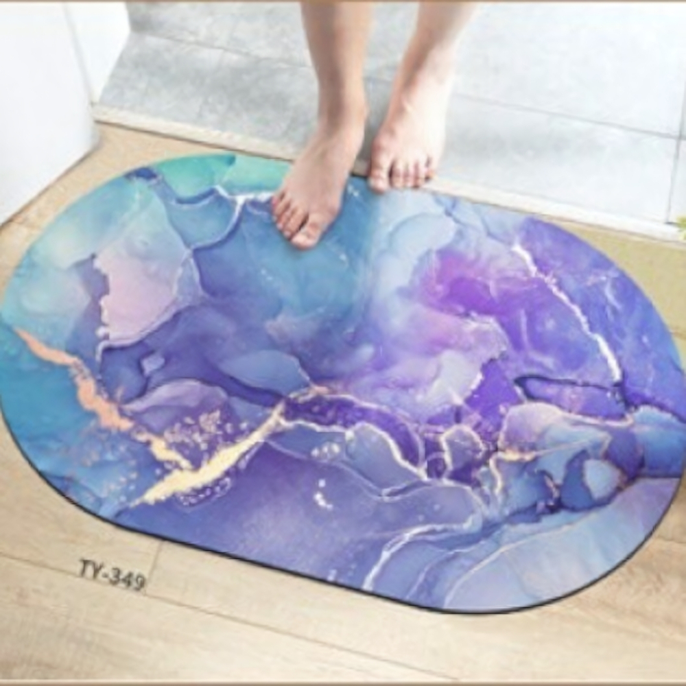 Коврик для ванной комнаты ZALEL 45х75 противоскользящее покрытие TY-349