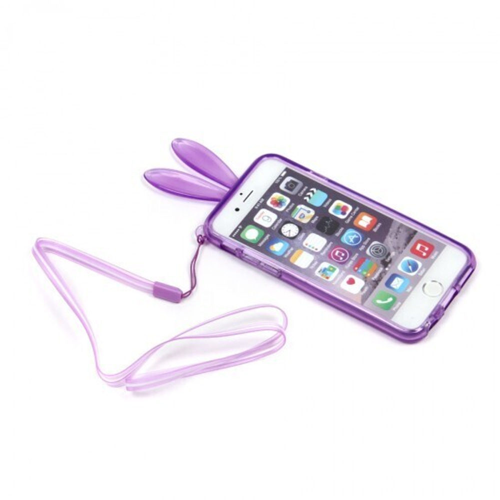Бампер силиконовый Rabbit для iPhone 6/6s, 008004 Синий