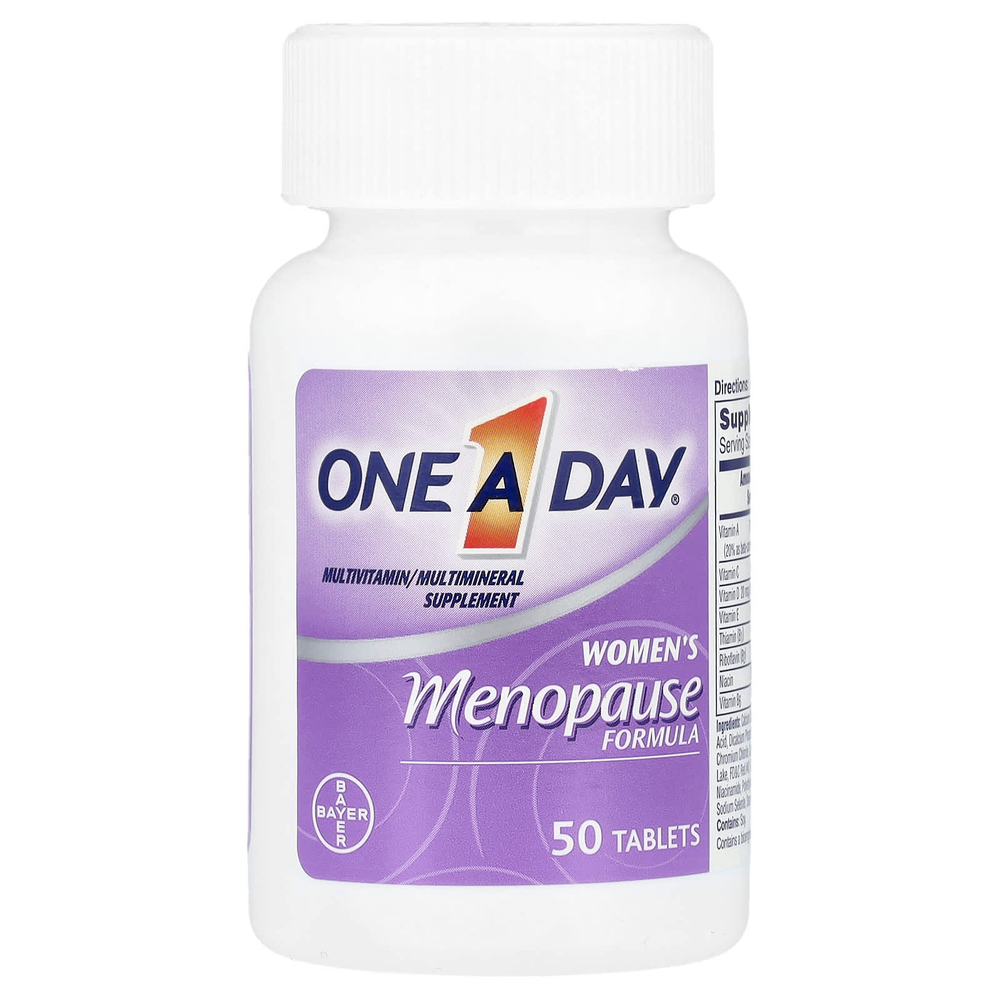 One-A-Day, Формула для менопаузы для женщин, 50 таблеток