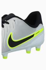Бутсы Nike Tiempo Legend 10 Academy FG/MG Junior - серебряный