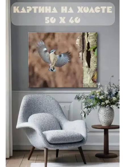 Картина на стену 40 X 50 Птица в полёте