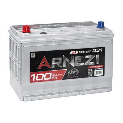 Аккумулятор ARNEZI JIS SMF 100 А/ч прямой L+ 306x176x225 D31 EN 820 А