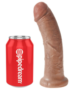 Фаллоимитатор-мулат 8 Cock - 20,3 см. (Цвет: кофейный)