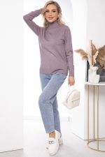 Водолазка Зимняя история (пыльно-фиолетовая) Б14519-20М LT Collection