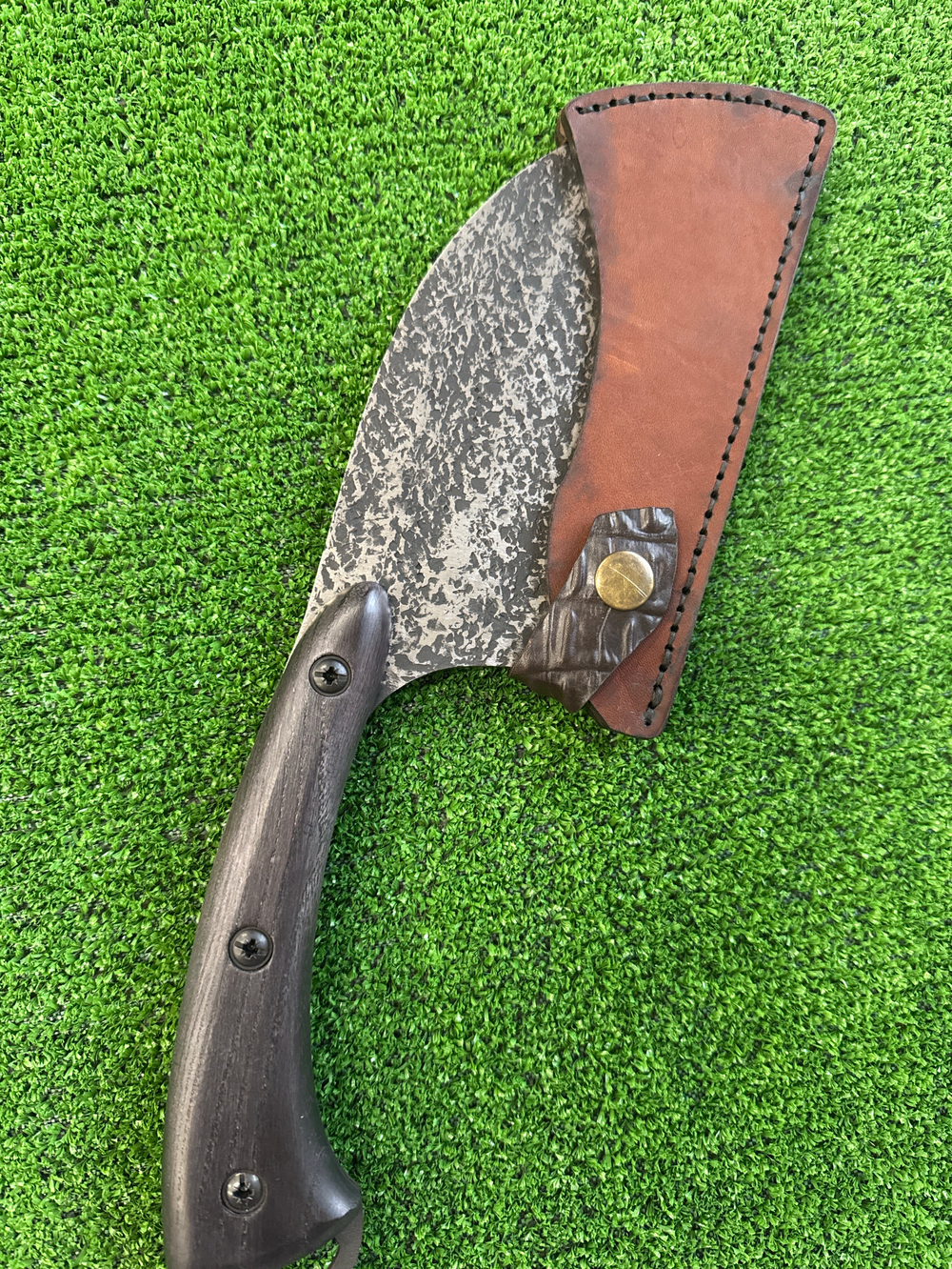 Чехол для Сербского ножа «Су-Шеф» Нат кожа