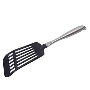 Лопатка кухонная 34 см. Kamille KM-5017 широкая, с отверстиями