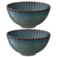 Набор из 2 салатников темно-серого цвета Kitchen Spirit 750мл