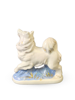 Фарфоровая статуэтка "Лайка" Гжель