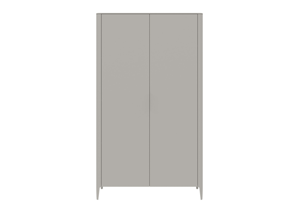 Шкаф Type 2-х створчатый высокий (серо-бежевый)