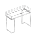 Консоль с ящиком Тефия (с опорой)