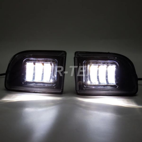 Противотуманные фары (ПТФ) линзованные "Sal-Man" на Chevrolet Lacetti (арт. 01511) (3 диода LED 50W)