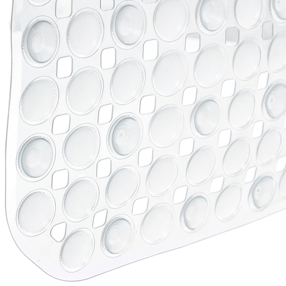 Коврик в ванну Селфи 68х36 ПВХ Сиена прозрачный