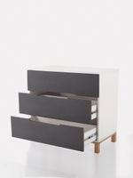 Комод RANT "INDY" 3 ящ. (арт.97) Moon Grey