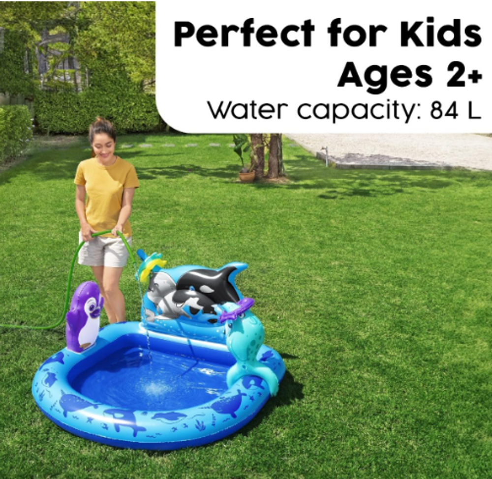 Игровой бассейн для малышей. Bestway Polar Pals Water Play Centre 134 x 131 x 73 cm