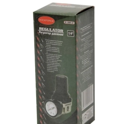 Регулятор давления воздуха с индикатором 1/4(f)-1/4(M) 0-10bar RockForce##Rock FORCE RF-AR2000-02(код 18865)