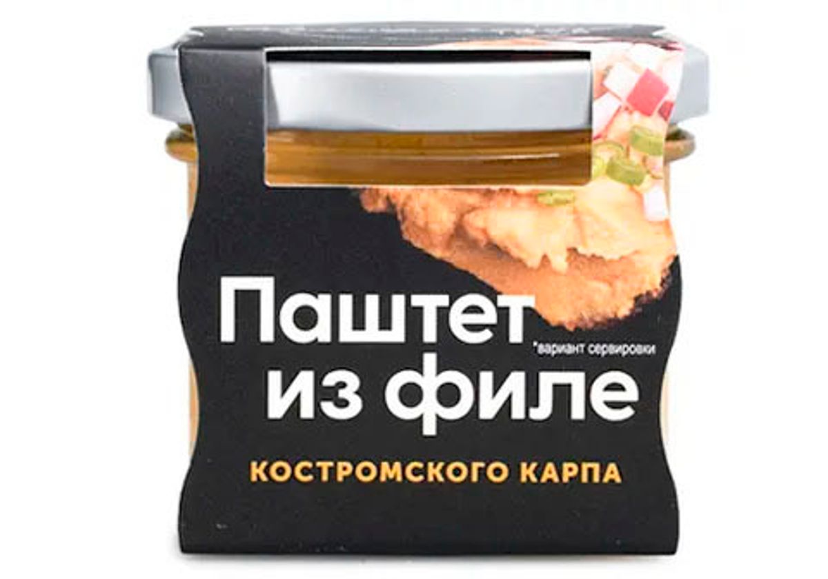 Паштет из филе Костромского карпа, 100г