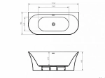 Ванна акриловая BelBagno BB711 170х75