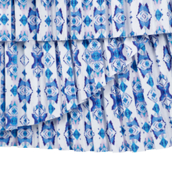 Женская теннисная юбка Lucky in Love Monterey Pleated Scallop Skirt Women - Multicoloured