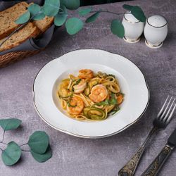 Тарелка глубокая 275 мл d 23 см h4,2 см Gold Aristocrat Noble [6]