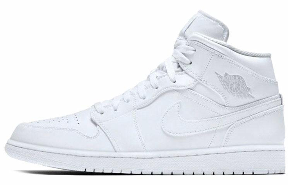 Кроссовки Jordan Air Jordan 1 Mid "Triple White"