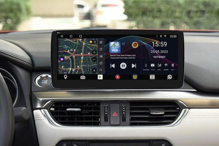 Магнитола для Mazda 6 2015-2018 - Redpower 85022XLMPRO монитор 12.3" QLED в стиле Audi, Android 14, CarPlay, 4G SIM-слот