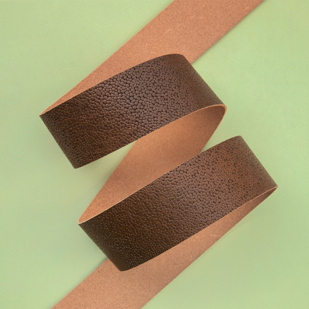 Ременная заготовка ПОДИУМ Razza Oliva Brown (1,5+ мм), цв. Коричневый