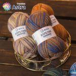 Пряжа Astra Premium (Астра Премиум) Карелия носочная (Karelia sock) / уп.2 мот. по 100 г, 400 м, 1005