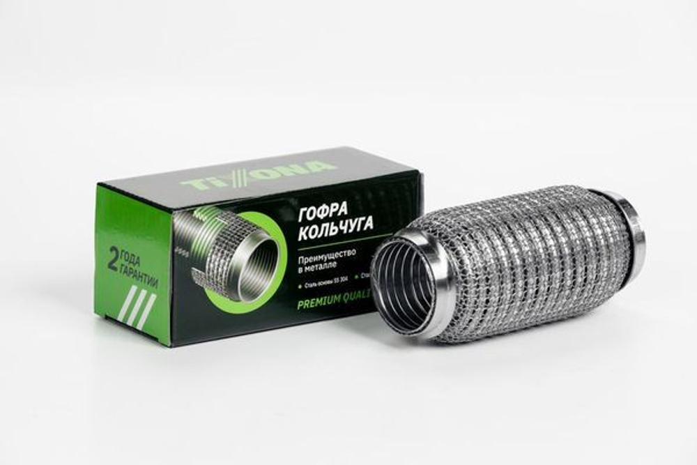 Гофра 45/150 (AISI 304 wire mesh, interlock) P45150WM