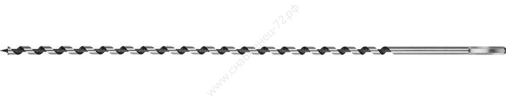 URAGAN 8 x 450/360мм, сверло левиса по дереву, шестигранный хвостовик