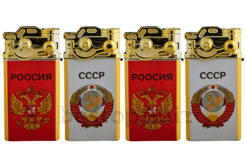Зажигалка турбо Панда СССР BS 016-6 50шт*20бл