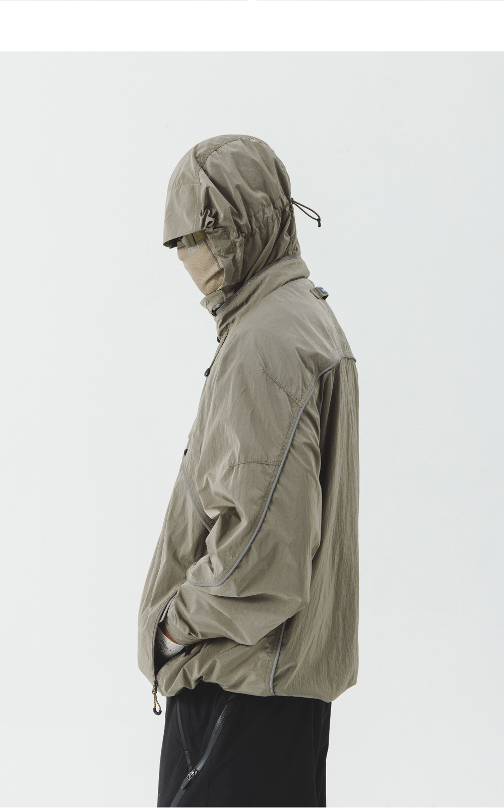 Куртка Nothomme Blue Reflective Stand-Up Cycling Jacket Khaki