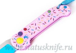 Нож Microtech LUDT 135-1DW Exclusive Dessert Warrior Donut Pinkфотография - 3