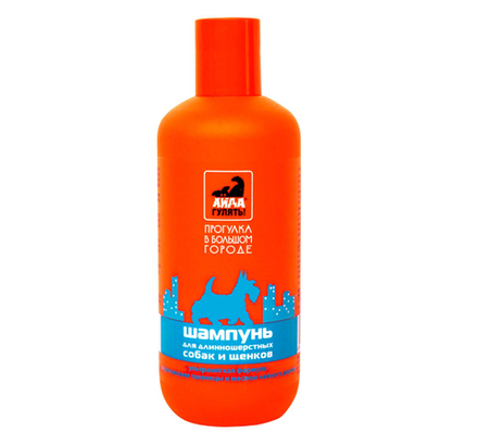 Шампунь "АЙДА ГУЛЯТЬ" для щенков и собак длинношерстных - 300 мл
