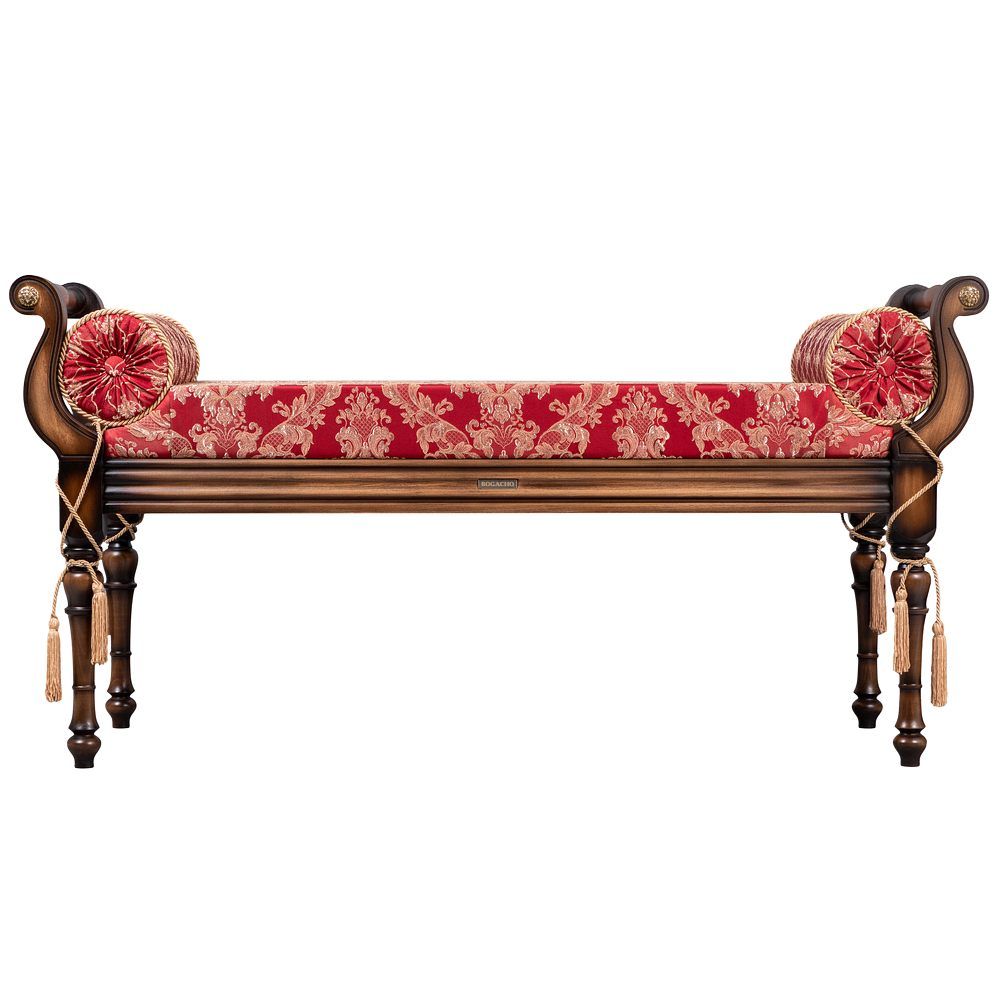 Банкетка Флоренция Орех(Д) Каледония Даймонд Черри