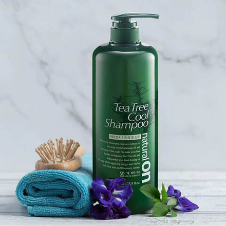 Daeng Gi Meo Ri Освежающий шампунь для волос с чайным деревом Naturalon Tea Tree Cool Shampoo, 1000 мл