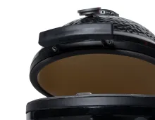 Керамический угольный гриль Diamond Egg Smart Deep Black, 33 см, чёрный