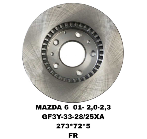 ТОРМОЗНЫЕ ДИСКИ MAZDA-6 , ATENZA GG,GY 2002-2007 MPV LW 00-\FR 323BJ