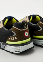 Кроссовки муж. Aeronautica 276 черно-зеленые