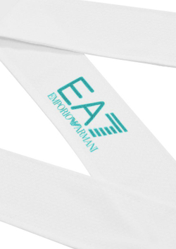 Теннисная бандана EA7 Woven Headband - white/blue caracao